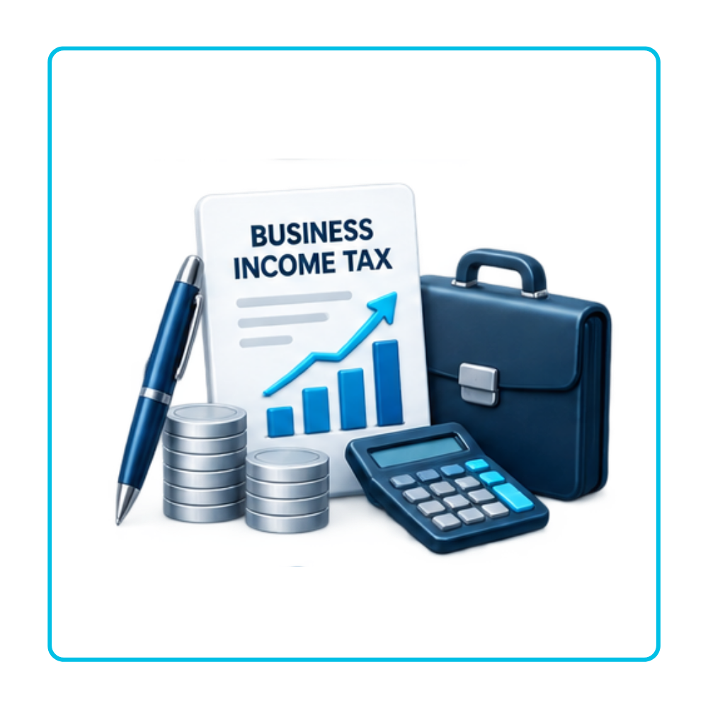 Business income tax services icon