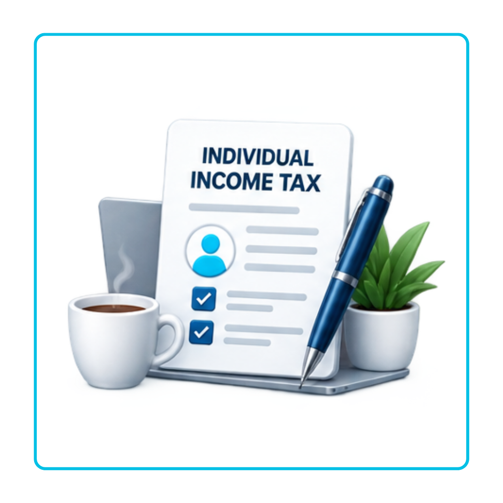 Individual income tax services icon