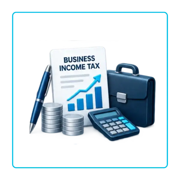 Business income tax services icon