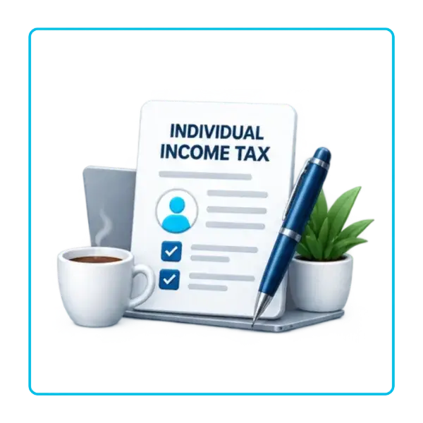 Individual income tax services icon